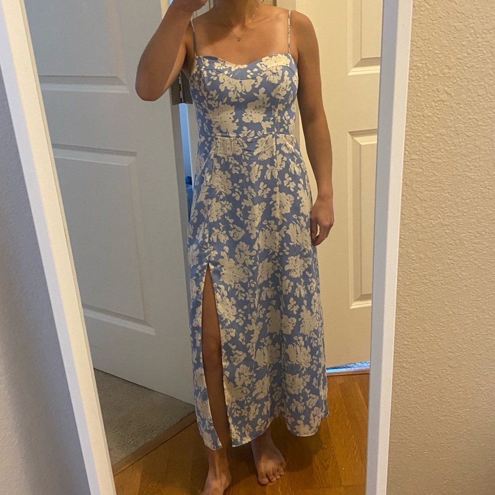 Abercrombie and Fitch Camille Midi Dress